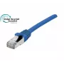 EXERTIS CONNECT Cable de red Cat. 6A S/FTP, TPE, libre de halógenos, certificado GRS, snagless, azul, 2,0 m 854514