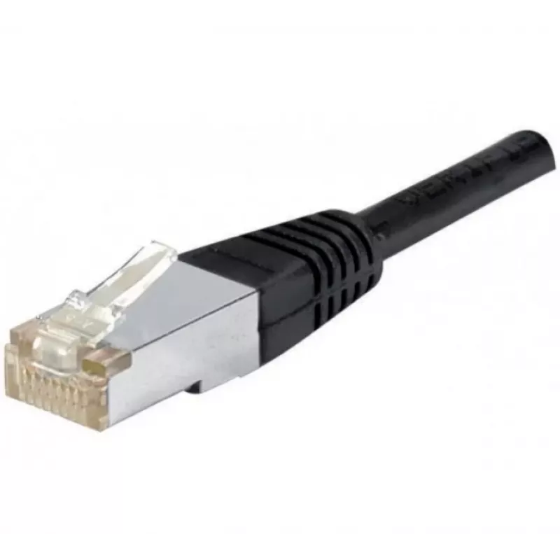 EXERTIS CONNECT Cable de red Cat.6a F/UTP, 0,5 m, negro 850013