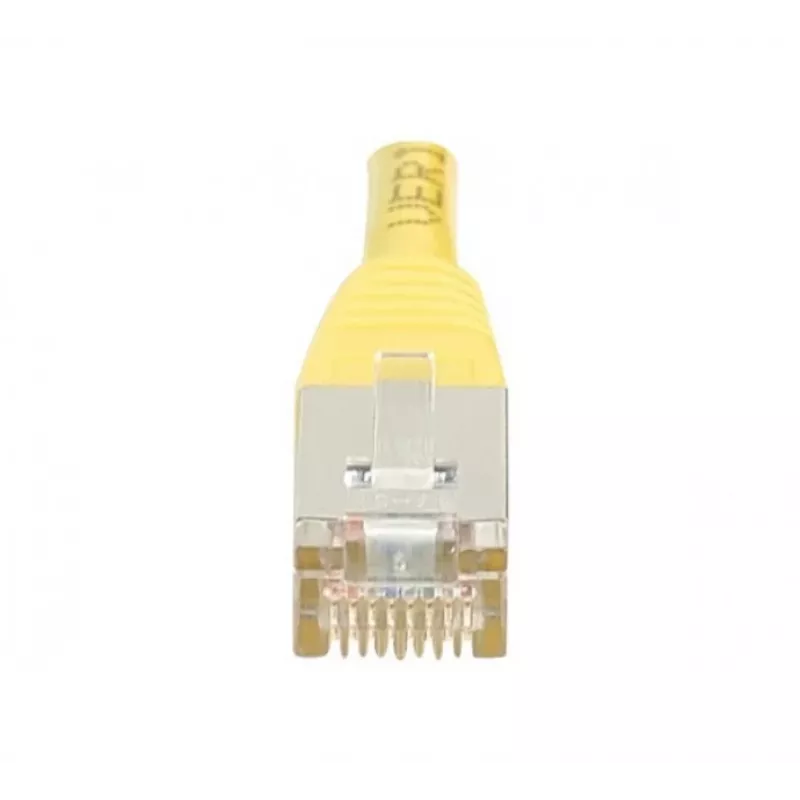 Exertis Connect 853353 Cable patch Cat.6 F/UTP, 50 m, amarillo, protección de curvatura delgada