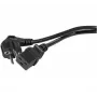 EXERTIS CONNECT cable de alimentación schuko en ángulo a C19 recto de 16 A, 3 m, negro 808018