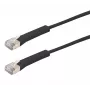 Exertis Connect cable de parcheo RJ45, Cat. 6A, F/FTP, en ángulo, libre de halógenos, negro, 2,0 m (854014)