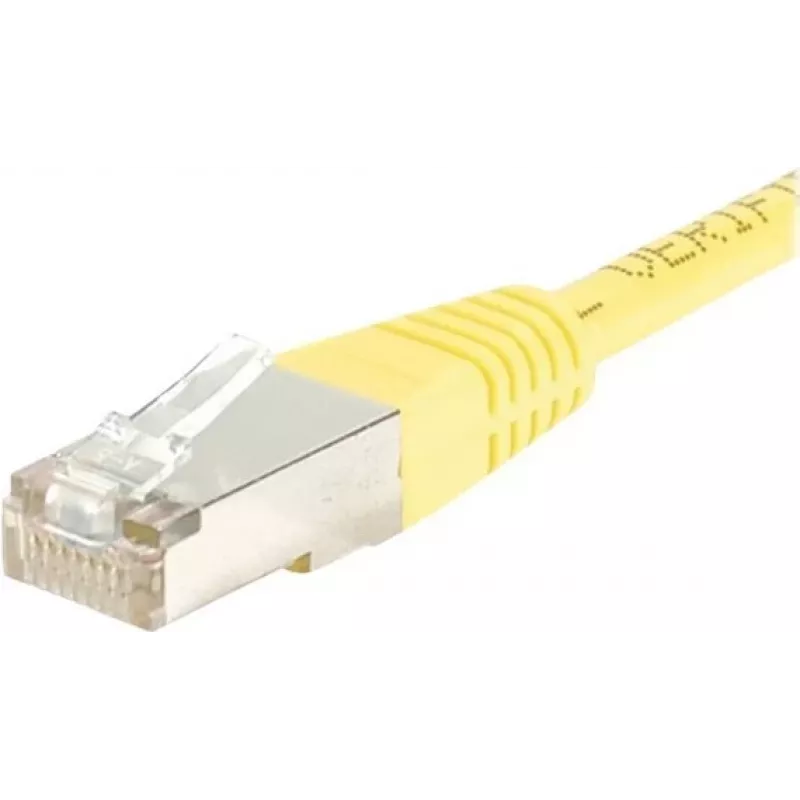 Exertis Connect 854103 cable de red Cat5e F/UTP (FTP) amarillo de 0,5 m