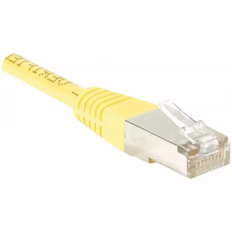 Exertis Connect 854103 cable de red Cat5e F/UTP (FTP) amarillo de 0,5 m