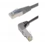 Exertis Connect cable de parcheo Cat. 6A S/FTP, en ángulo a recto, gris, 2 m 854304