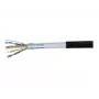 EXERTIS CONNECT cable de parcheo para exterior F/UTP CAT.6 impermeable negro 10 m 845044