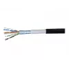 EXERTIS CONNECT cable de parcheo para exterior F/UTP CAT.6 impermeable negro 10 m 845044