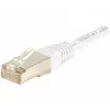 Exertis Connect 853811 Cable patch Cat.6 F/UTP, 1 m, blanco, protección de curvatura delgada