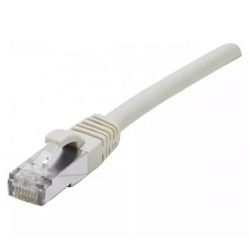 EXERTIS CONNECT Cable de red S/FTP Cat 6A, gris, 40 m, Slim Snagless Boot 854371