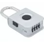 EXERTIS CONNECT Candado de huella dactilar con combinación de 4 dígitos – aleación de zinc, IP65, recargable (594500)