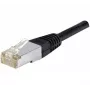 EXERTIS CONNECT Cable de red Cat.6a F/UTP, 0,3 m, negro, 10 Gbps 850012