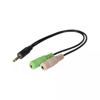 Exertis Connect Adaptador para auriculares CTIA - 3,5mm TRRS a doble TRS (divisor de auriculares/micrófono) 721135