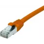 EXERTIS CONNECT Cable de red CAT 6 F/UTP, PoE, libre de halógenos, naranja, 0,3 m, snagless 854420