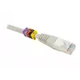 Exertis Connect Dexlan Anillo de marcado de cables, amarillo, dígitos 0-9, 100 uds. 753490
