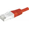 Exertis Connect 856811 Cable de red Cat6 S/FTP, 0,15 m, rojo