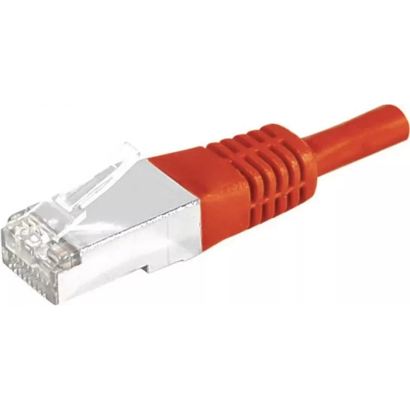 Exertis Connect 856811 Cable de red Cat6 S/FTP, 0,15 m, rojo