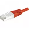 Exertis Connect 856811 Cable de red Cat6 S/FTP, 0,15 m, rojo