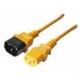 EXERTIS CONNECT Cable alargador de corriente IEC C14 a C13, 1,8 m, naranja EXC808075