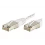 Exertis Connect 853816 Cable patch Cat.6 F/UTP, 10 m, blanco, protección de curvatura delgada
