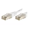 Exertis Connect 853816 Cable patch Cat.6 F/UTP, 10 m, blanco, protección de curvatura delgada