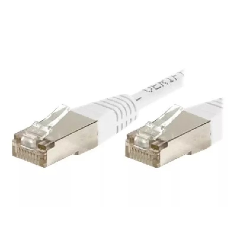 Exertis Connect 853816 Cable patch Cat.6 F/UTP, 10 m, blanco, protección de curvatura delgada
