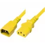 Exertis Connect Cable de corriente IEC C14 a C13 amarillo 1,8 m 808045