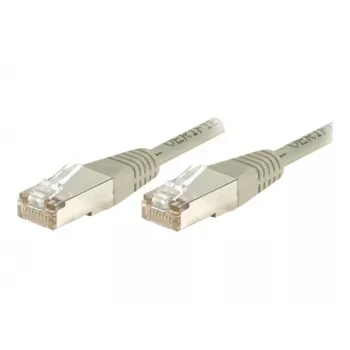EXERTIS CONNECT Cable de red Cat6 S/FTP PiMF, gris, 0,7 m, funda snagless slim 856837