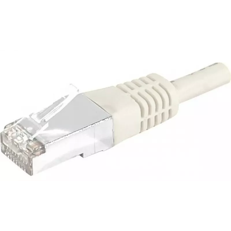 EXERTIS CONNECT Cable de red Cat6 S/FTP PiMF, gris, 0,7 m, funda snagless slim 856837