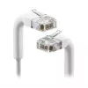 Exertis Connect Cable de red RJ45, Cat. 6A, F/FTP, en ángulo, libre de halógenos, gris, 2,0 m 854309
