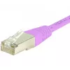 Exertis Connect 854476 Cable de red Cat6 S/FTP, 0,15 m, rosa