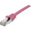 EXERTIS CONNECT Cable de red Cat 6A S/FTP, rosa, 5 m, Slim Snagless 854380