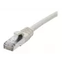 EXERTIS CONNECT Cable de red Cat. 6A S/FTP, TPE, libre de halógenos, certificado GRS, snagless, gris, 1 m 854503