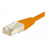EXERTIS CONNECT Cable de red Cat.6 S/FTP, PiMF, naranja, 0,3 m 854464