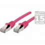 EXERTIS CONNECT Cable de red Cat 6A S/FTP, rosa, 20 m 854384