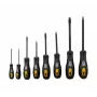 EXERTIS CONNECT Set de 8 destornilladores con punta plana y Phillips, mangos ergonómicos antideslizantes 815571