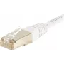 EXERTIS CONNECT Cable de red Cat.6 S/FTP PiMF, blanco, 1,5 m, Slim Snagless Boot 856860