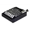EXERTIS CONNECT Set de destornilladores de precisión, 11 piezas con 10 puntas intercambiables en caja de almacenamiento (815650)