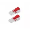 EXERTIS CONNECT RJ45 Port Lock (pack de 10, azul) con llave – Bloquea el acceso no autorizado a la red 848943