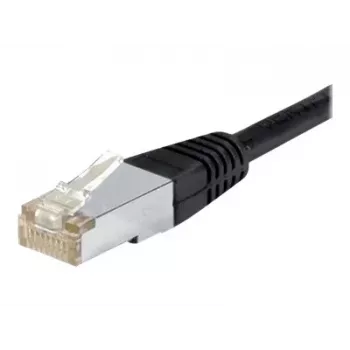 EXERTIS CONNECT Cable de red Cat.6a F/UTP, 1,5 m, negro, 10 Gbps, Slim Bend Protection 850015