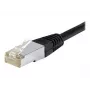 EXERTIS CONNECT Cable de red Cat.6a F/UTP, 1,5 m, negro, 10 Gbps, Slim Bend Protection 850015