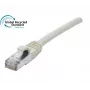 EXERTIS CONNECT Cable de red Cat. 6A S/FTP, TPE, libre de halógenos, certificado GRS, snagless, gris, 0,3 m 854501