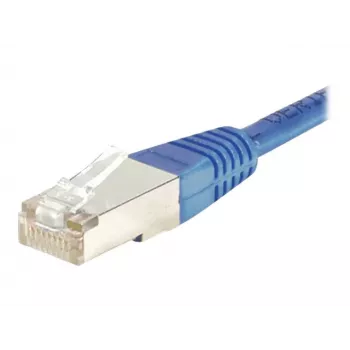 EXERTIS CONNECT Cable de red Cat.5e F/UTP, RJ45, azul, 0,3 m 857111