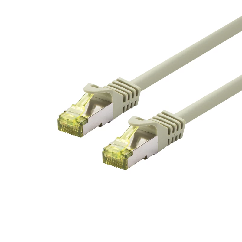 EXERTIS CONNECT Cable de red Cat.6A S/FTP, 90 m, gris, 10 Gbps, Slim Snagless Boot 857795