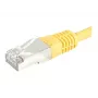 Exertis Connect 856831 Cable patch Cat.6 S/FTP PiMF, 0,5 m, amarillo, protección de curvatura delgada