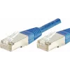 Exertis Connect 856832 Cable de red Cat6 S/FTP, 0,5 m, azul