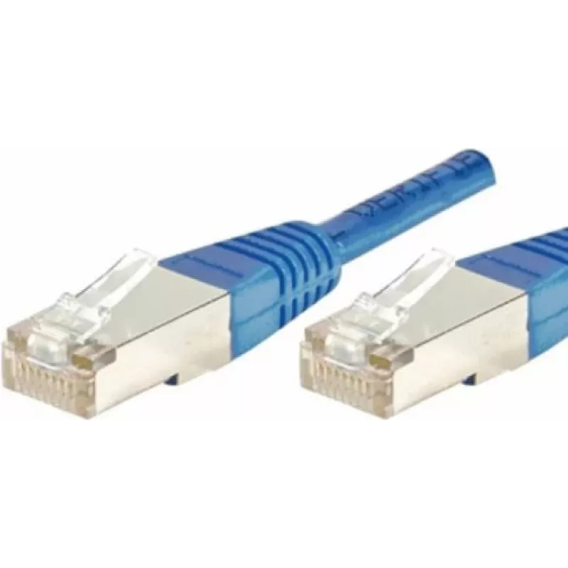 Exertis Connect 856832 Cable de red Cat6 S/FTP, 0,5 m, azul