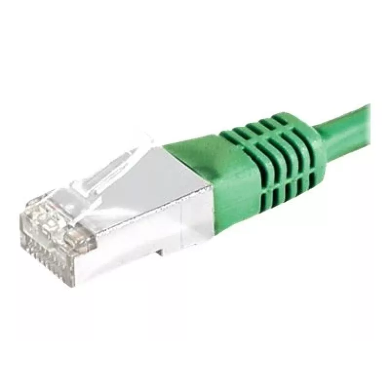 EXERTIS CONNECT Cat.6A S/FTP cable de red, 15 m, verde 858353