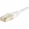 Exertis Connect 856833 Cat6 S/FTP cable de red, 0,5 m, blanco