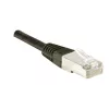 EXERTIS CONNECT Cat.6 S/FTP cable de red, PiMF, negro, 1,0 m, Slim Bend Protection 856852