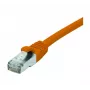 EXERTIS CONNECT Cat.6 F/UTP cable de red, PoE, libre de halógenos, naranja, 10,0 m, RJ45, protección de lengüeta 854426