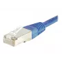 EXERTIS CONNECT Cat.5e F/UTP cable de red, azul, 0,15 m, Slim Snagless Boot 857100